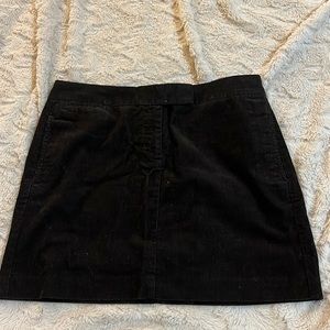 J Crew Brown Corduroy 5 Pockets    Mini Skirt, size 8